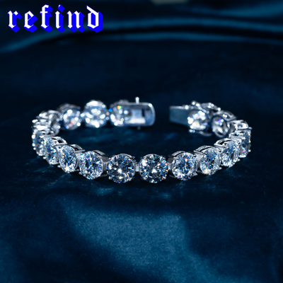 【10mm】Tennis Chain Bracelet【Silver】