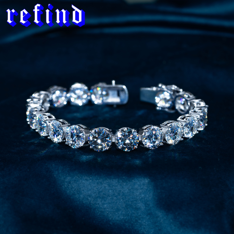 【10mm】Tennis Chain Bracelet【Silver】
