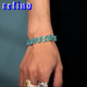 【12mm】Green Jade Bracelet【Silver/Gold】