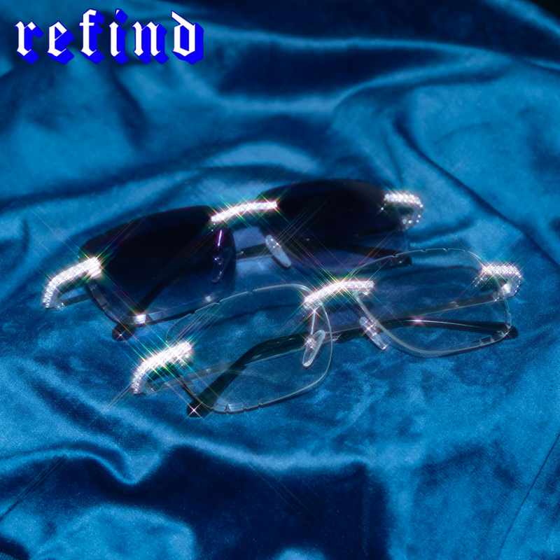 Rimless Sunglasses【Clear】