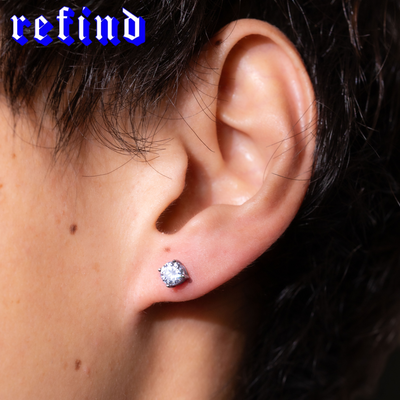 【5mm】Round Cut Pierce【Silver/Gold/Rose Gold】