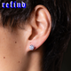 【6.5mm】Round Cut Pierce【Silver/Gold/Rose Gold】