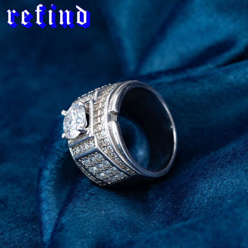 Big Gem Ring【Silver/Gold】