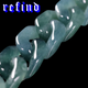 【12mm】Green Jade Bracelet【Silver/Gold】
