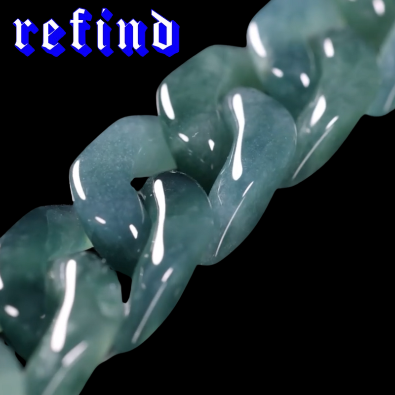 【12mm】Green Jade Bracelet【Silver/Gold】