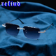 Rimless Sunglasses【Black】