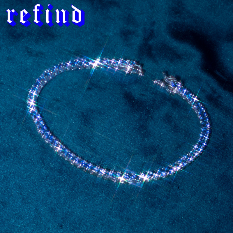 Lab Grown Sapphire Tennis Bracelet【Silver/Gold】